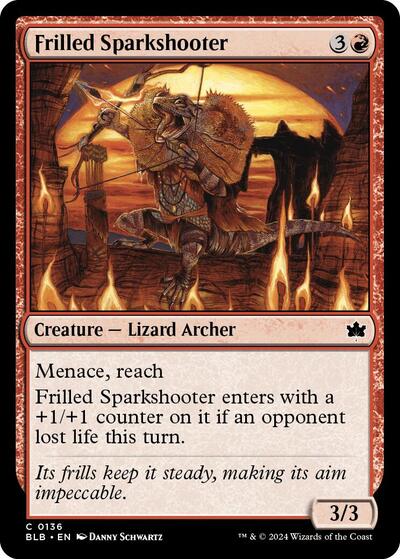 Frilled Sparkshooter, Bloomburrow