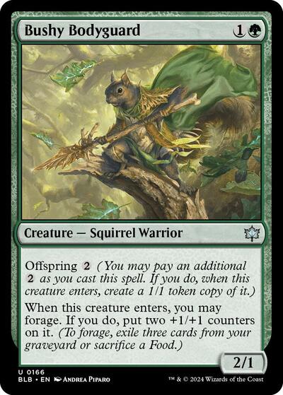 Bushy Bodyguard, Bloomburrow