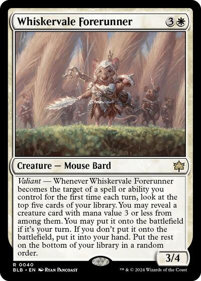 Whiskervale Forerunner, Bloomburrow