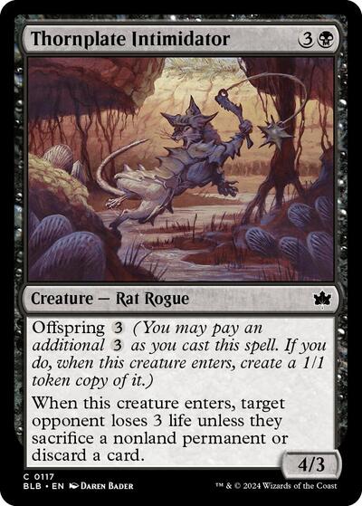 Thornplate Intimidator, Bloomburrow