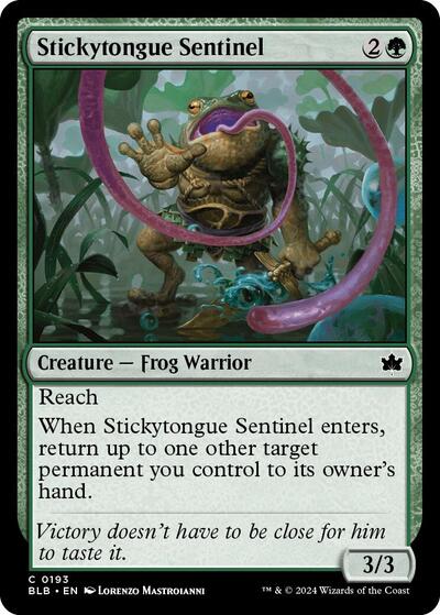 Stickytongue Sentinel, Bloomburrow