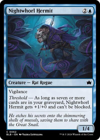 Nightwhorl Hermit, Bloomburrow