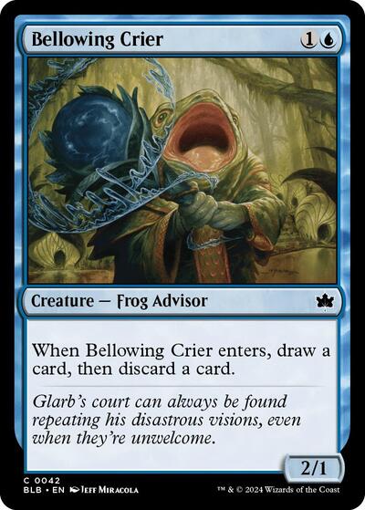 Bellowing Crier, Bloomburrow
