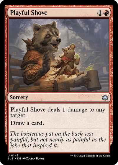 Playful Shove, Bloomburrow