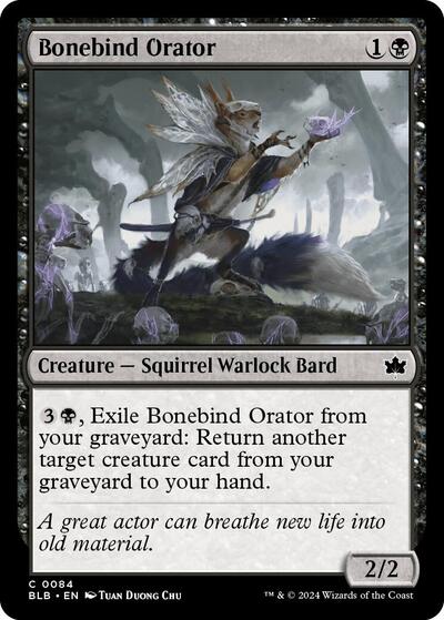 Bonebind Orator, Bloomburrow