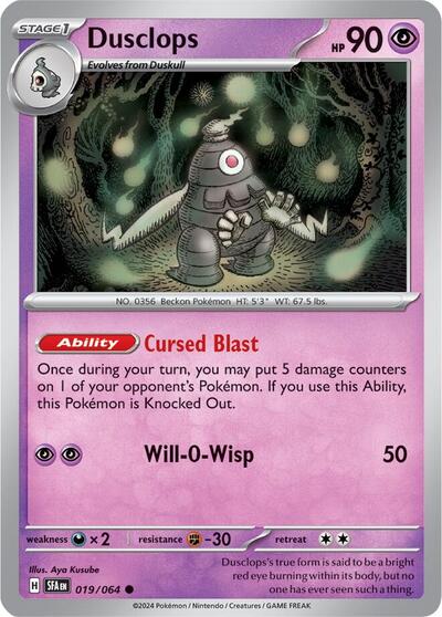 Dusclops, SV: Shrouded Fable
