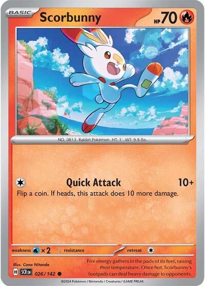 Scorbunny, SV07: Stellar Crown
