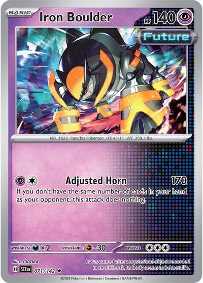 Iron Boulder, SV07: Stellar Crown