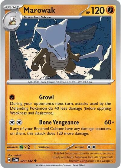Marowak, SV07: Stellar Crown