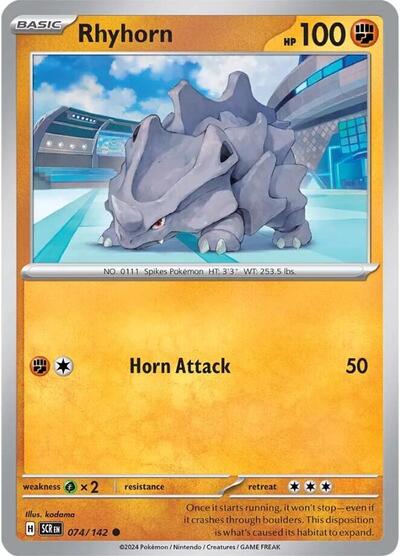 Rhyhorn, SV07: Stellar Crown