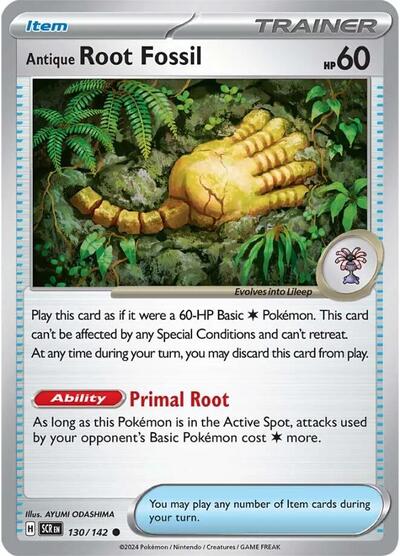 Antique Root Fossil, SV07: Stellar Crown