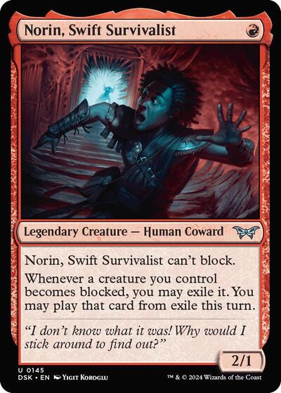 Norin, Swift Survivalist (0145), Duskmourn: House of Horror