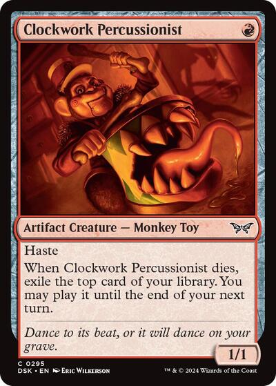 Clockwork Percussionist (0295), Duskmourn: House of Horror
