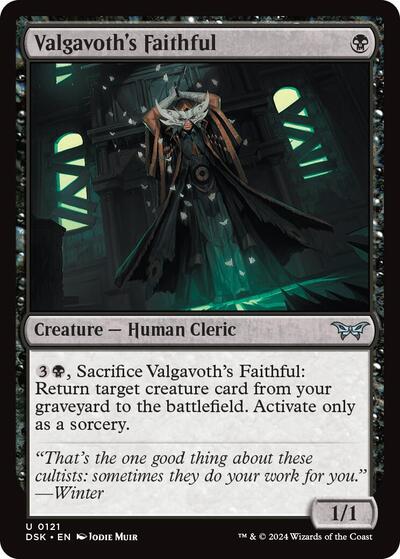 Valgavoth's Faithful, Duskmourn: House of Horror