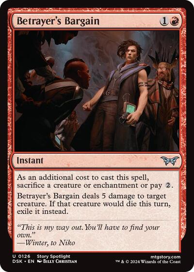 Betrayer's Bargain, Duskmourn: House of Horror
