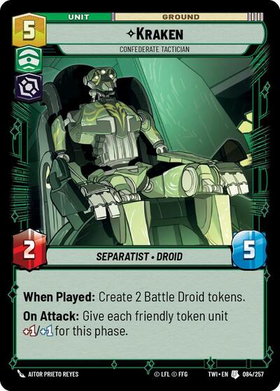 Kraken - Confederate Tactician, Twilight of the Republic