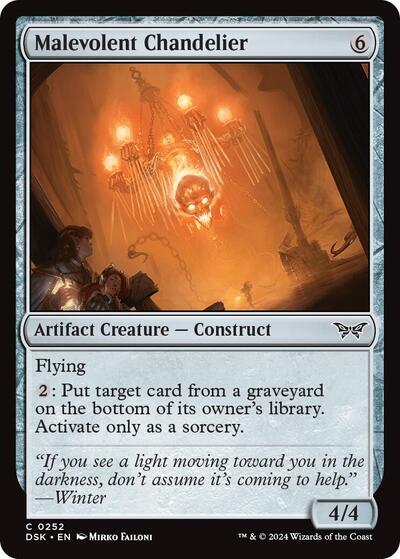 Malevolent Chandelier, Duskmourn: House of Horror
