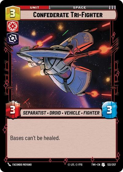 Confederate Tri-Fighter, Twilight of the Republic