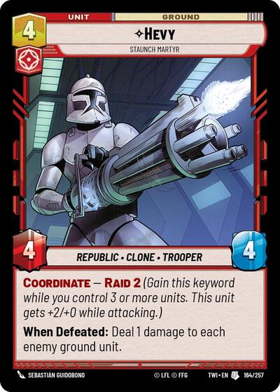 Hevy - Staunch Martyr, Twilight of the Republic