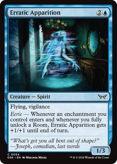 Erratic Apparition, Duskmourn: House of Horror