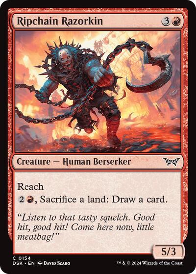 Ripchain Razorkin, Duskmourn: House of Horror
