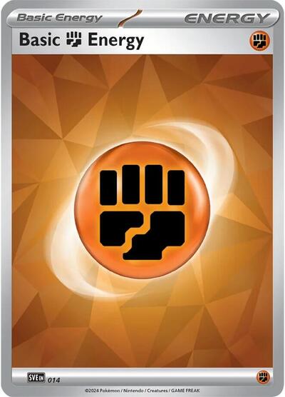 Basic Fighting Energy - 014, SVE: Scarlet & Violet Energies