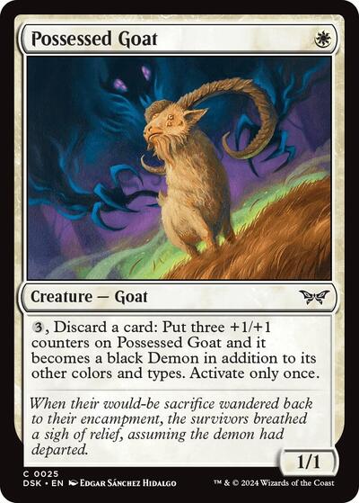 Possessed Goat, Duskmourn: House of Horror