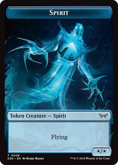 Spirit (0008) // Gremlin Double-Sided Token, Duskmourn: House of Horror