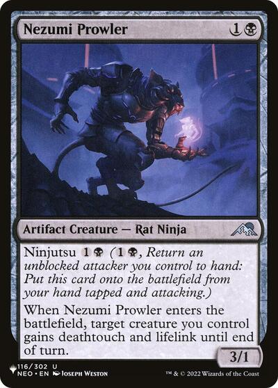 Nezumi Prowler, The List Reprints