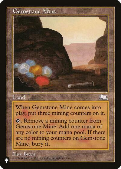 Gemstone Mine (WTH), The List Reprints