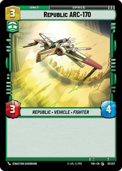 Republic ARC-170, Twilight of the Republic
