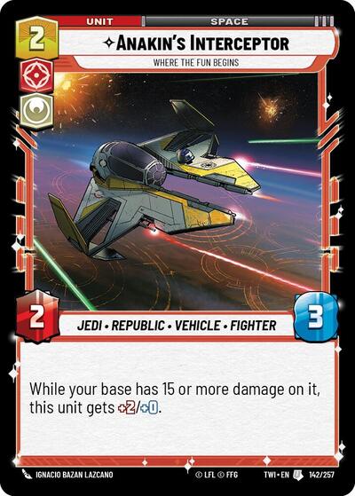 Anakin's Interceptor - Where the Fun Begins, Twilight of the Republic