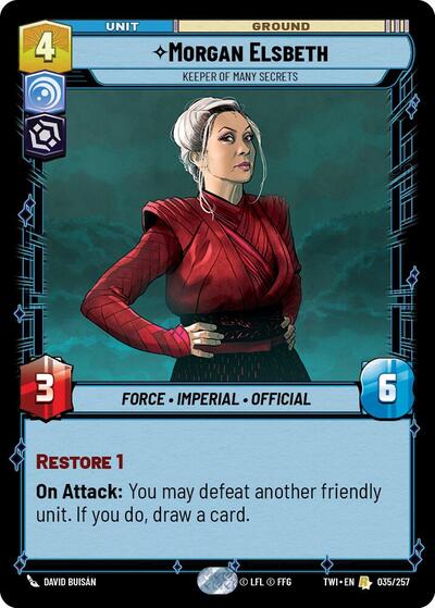 Morgan Elsbeth - Keeper of Many Secrets, Twilight of the Republic
