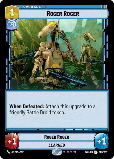 Roger Roger, Twilight of the Republic