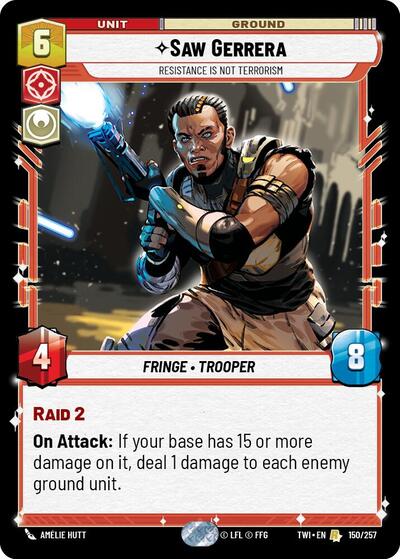 Saw Gerrera - Resistance is Not Terrorism, Twilight of the Republic