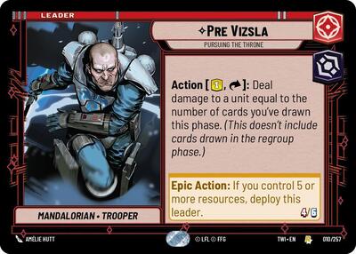Pre Vizsla - Pursuing the Throne, Twilight of the Republic
