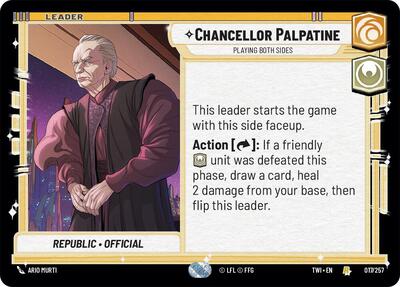 Chancellor Palpatine - Playing Both Sides, Twilight of the Republic