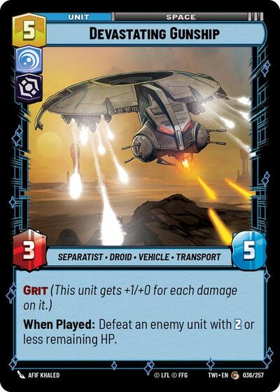 Devastating Gunship, Twilight of the Republic