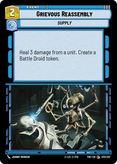 Grievous Reassembly, Twilight of the Republic