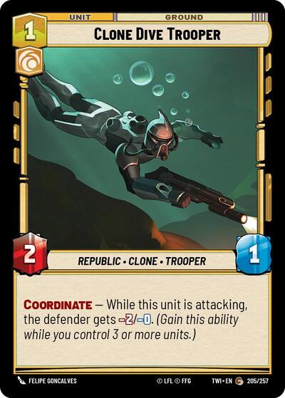 Clone Dive Trooper, Twilight of the Republic