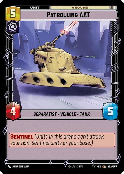 Patrolling AAT, Twilight of the Republic
