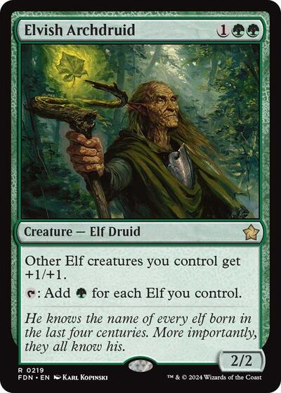 Elvish Archdruid, Foundations