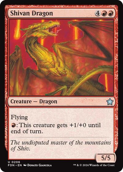 Shivan Dragon (0206), Foundations