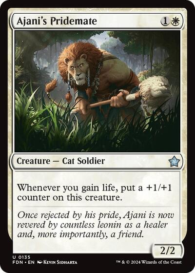 Ajani's Pridemate, Foundations