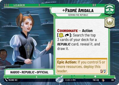Padmé Amidala - Serving the Republic (Hyperspace), Twilight of the Republic