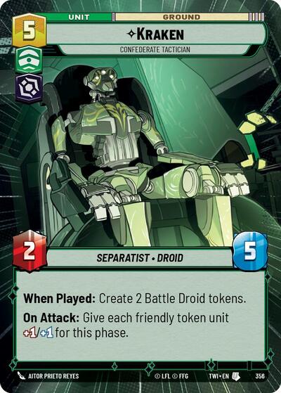 Kraken - Confederate Tactician (Hyperspace), Twilight of the Republic
