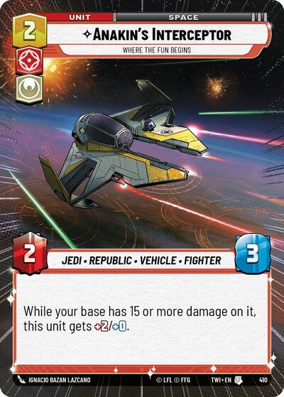 Anakin's Interceptor - Where the Fun Begins (Hyperspace), Twilight of the Republic