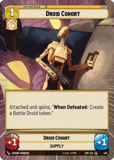 Droid Cohort (Hyperspace), Twilight of the Republic