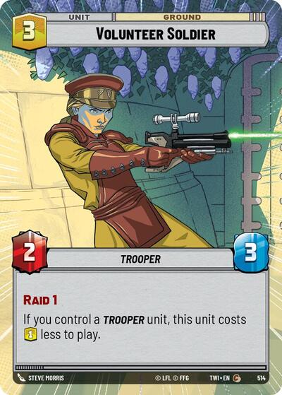 Volunteer Soldier (Hyperspace), Twilight of the Republic