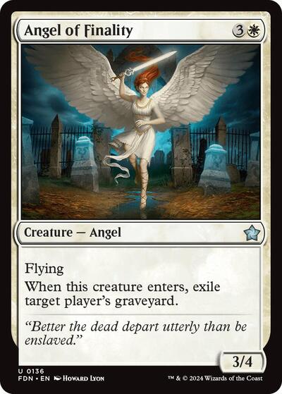 Angel of Finality, Foundations